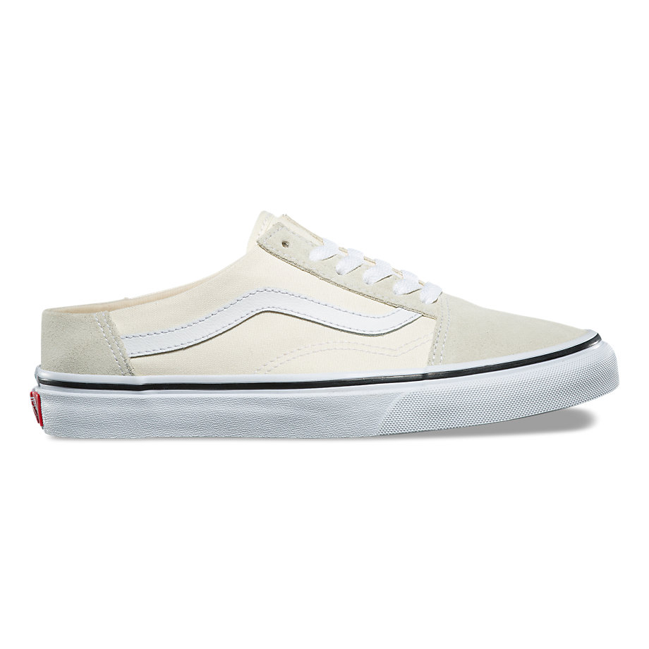 Vans Bayan Spor Ayakkabı Old Skool Mule Beyaz | 49898-635